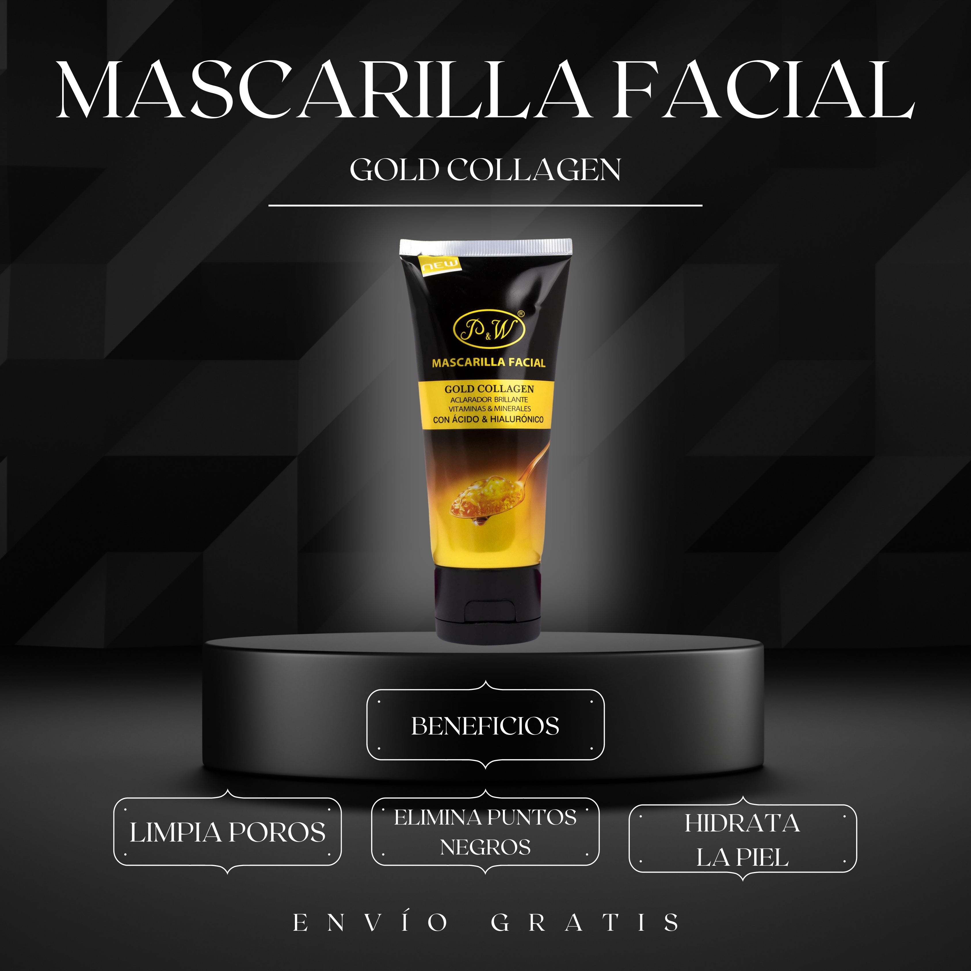 MASCARILLA FACIAL DE COLÁGENO DE ORO🔥