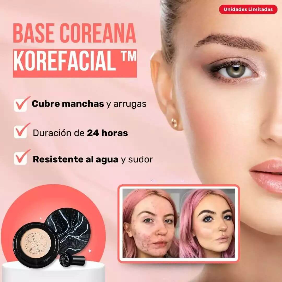 😲BASE COREANA DE ALTA COBERTURA😍