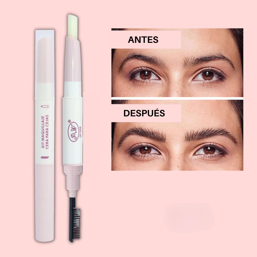 😍LÁPIZ 2 EN 1 | CERA Y PEINE PARA CEJAS✨