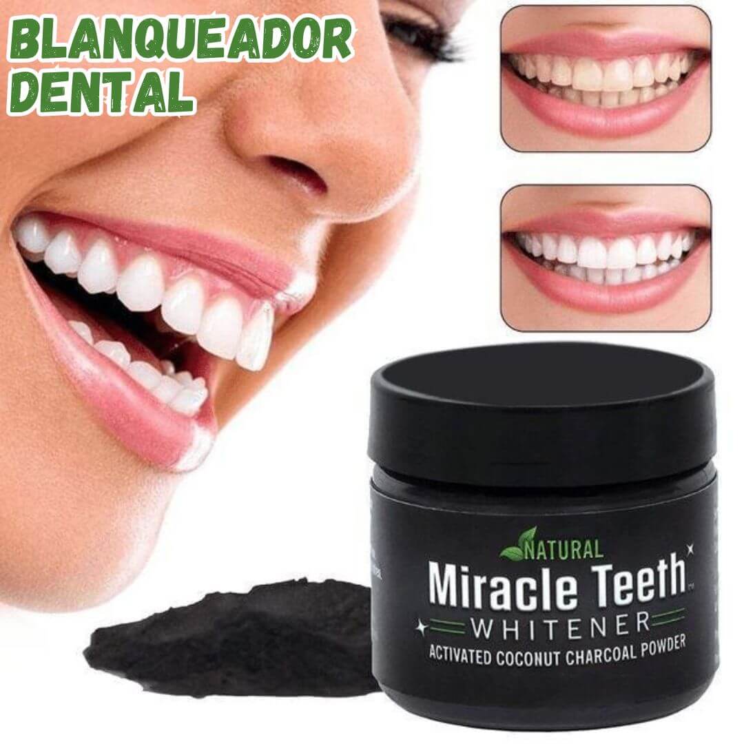 😍BLANQUEADOR DENTAL DE CARBÓN🦷