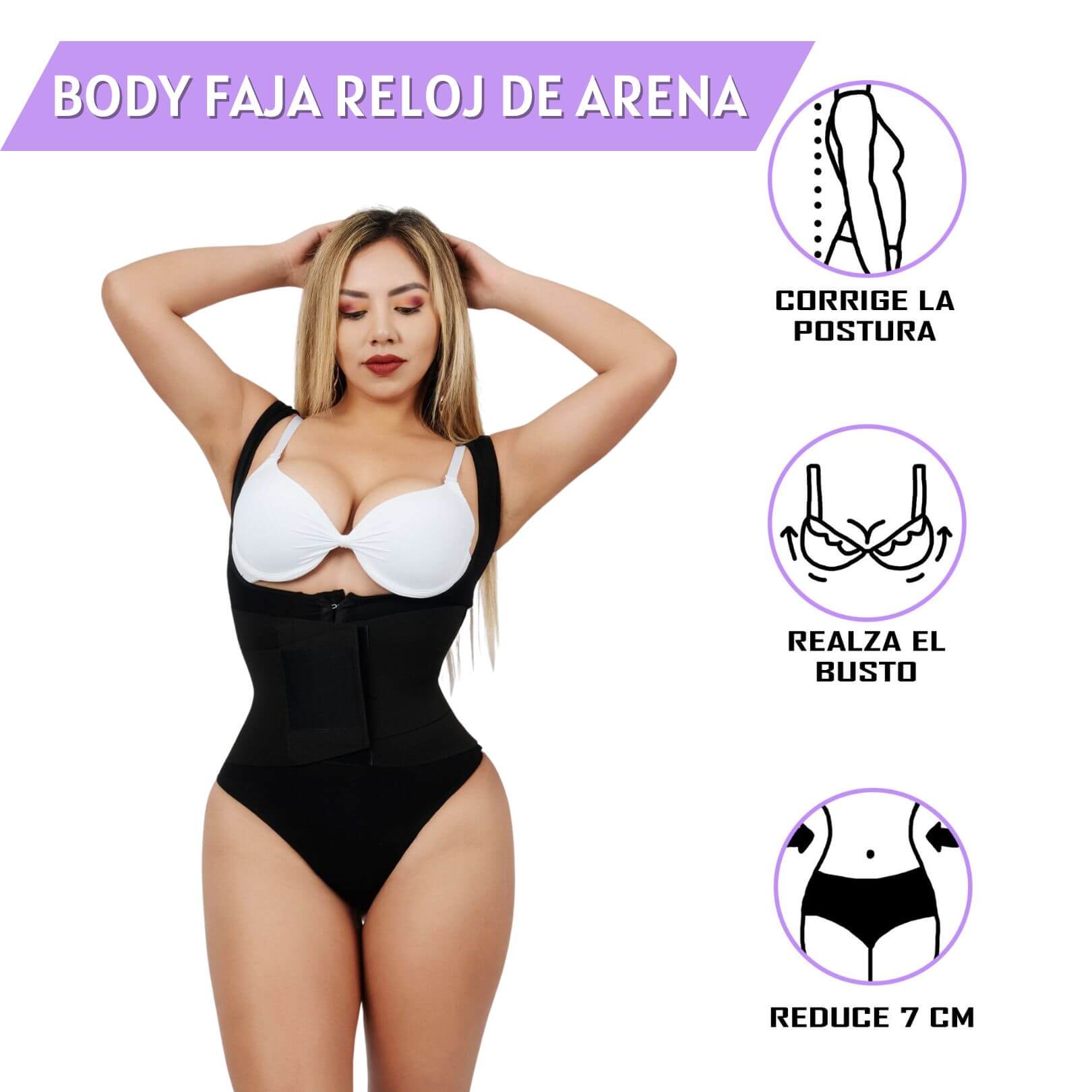 😲FAJA BODY RELOJ DE ARENA😍