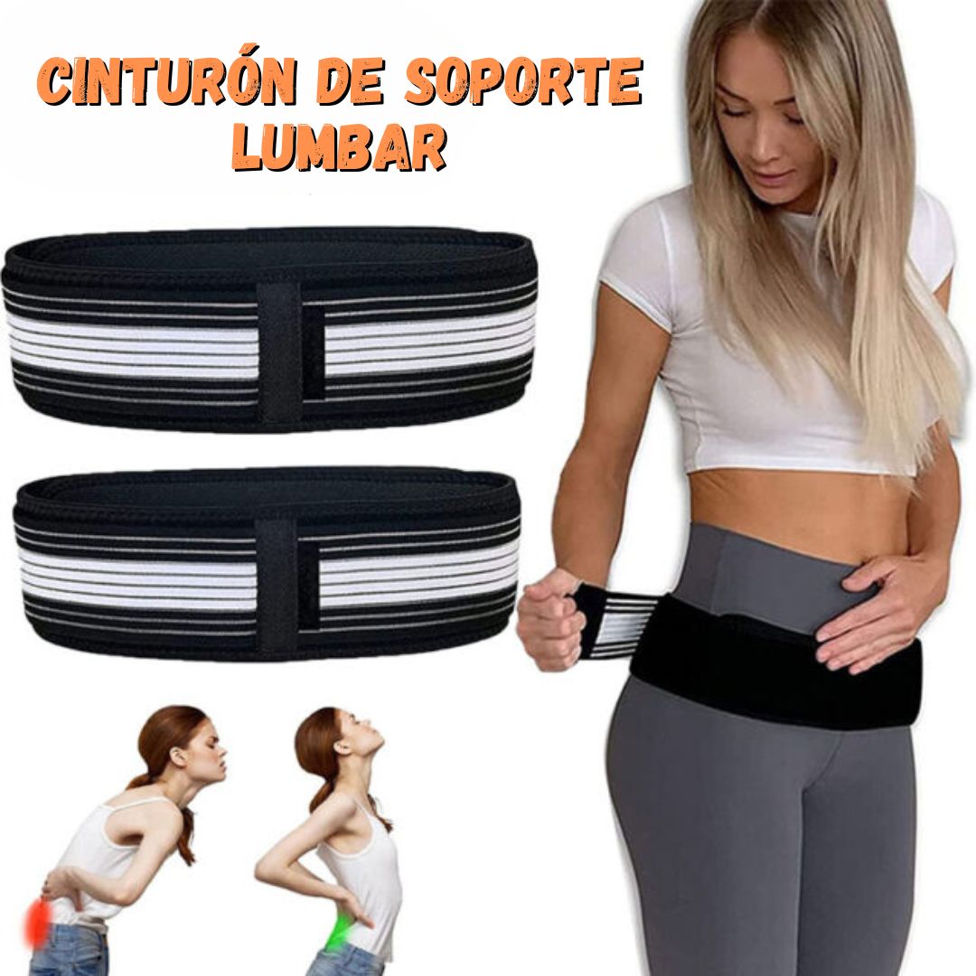 😲CINTURÓN DE SOPORTE LUMBAR😍