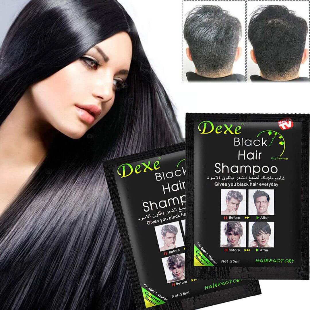 😍SHAMPOO VEGETAL CUBRE CANAS | BLACK HAIR SHAMPOO✨