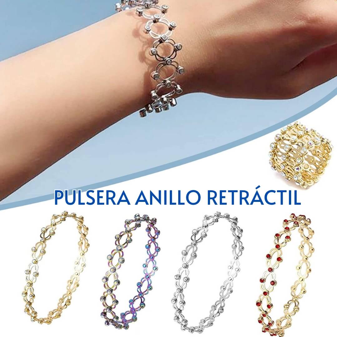 😍PULSERA ANILLO RETRÁCTIL💥