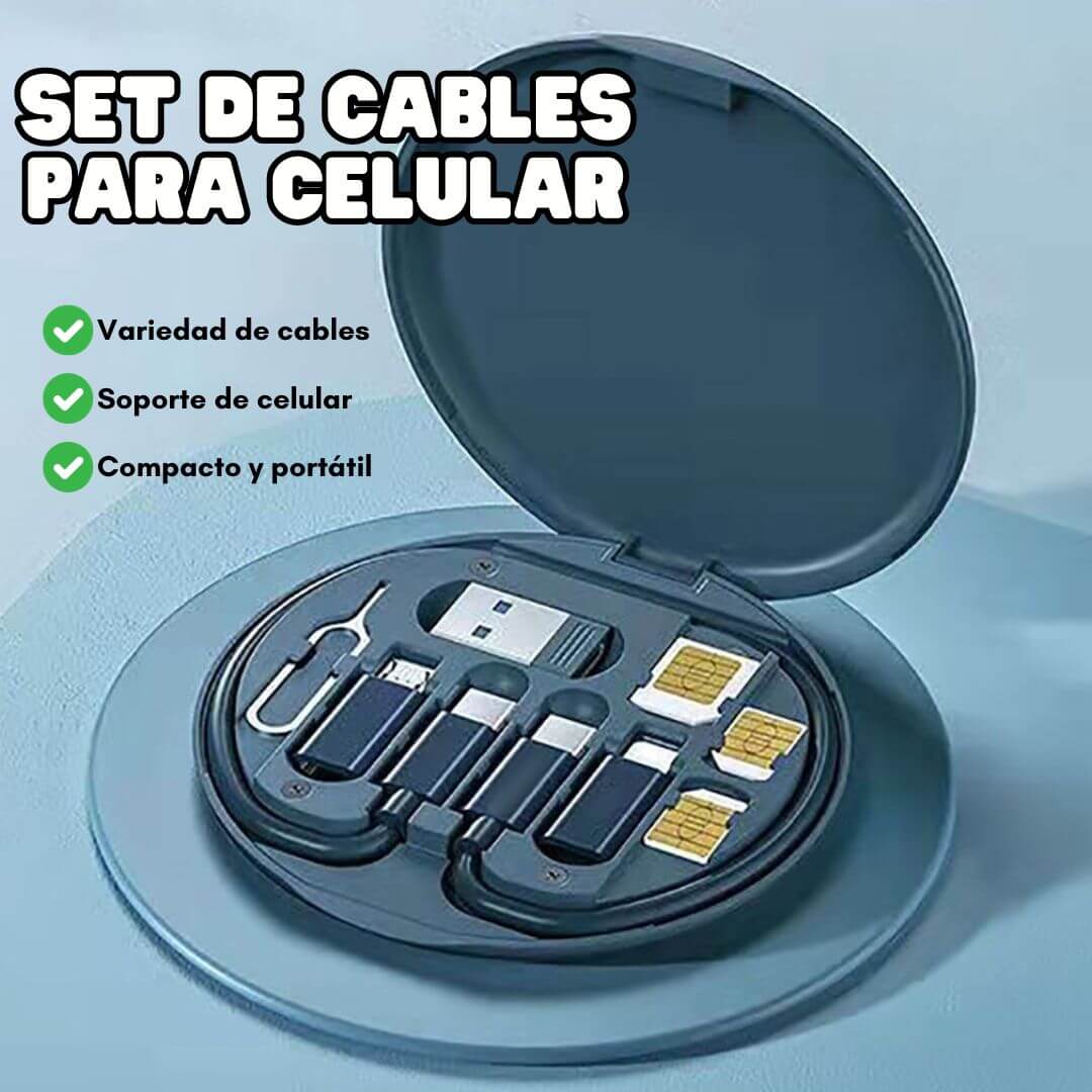 😲SET DE CABLES PARA CELULAR📱